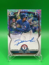2023 Bowman Chrome Daniel Mateo 1st HTA Choice Refractor Auto #040/150