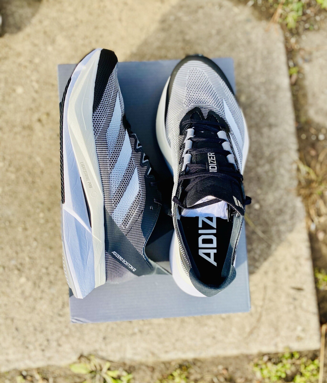 Adidas Adizero Boston 12 Men’s Running Shoe size 10 Wide Black Carbon eBay