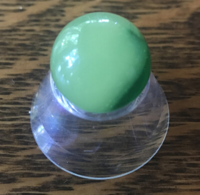 Vintage Antique Machine Made Marble 3/4  Moss Agate Green