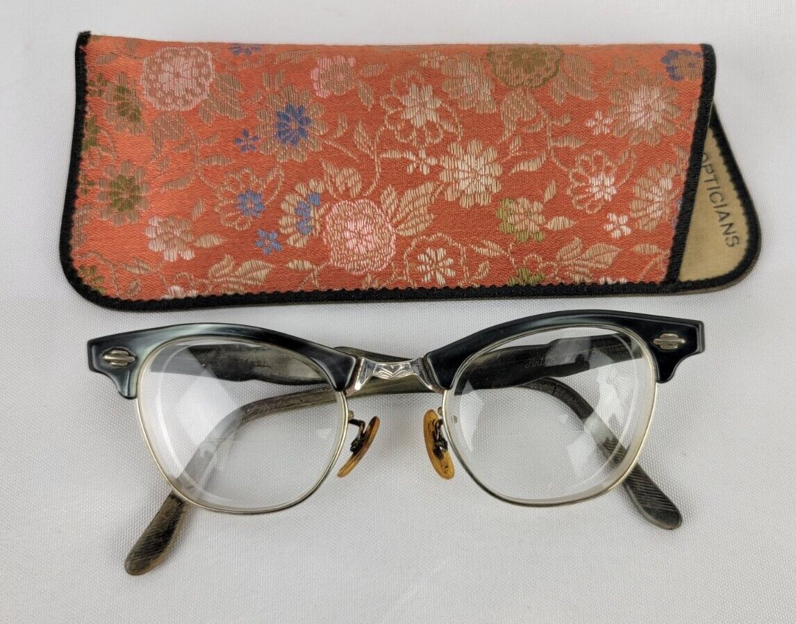 Vintage Cats Eye Bifocal Glasses Artctaft 1/10 12… - image 1