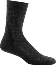 Darn Tough 1972 BLACK Men's Light Hiker Micro Crew Lightweight Hiking Sock USA