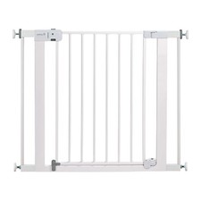 Safety 1st, White Easy Install Auto-Close Baby Gate w Pressure Mount Fastening