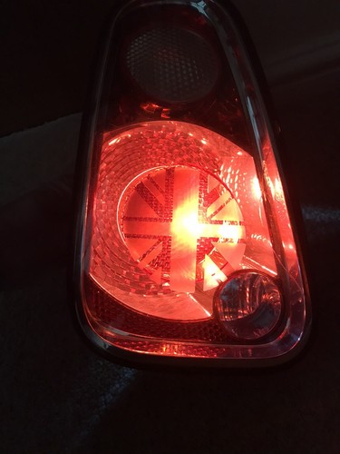 Mini Cooper, One, Clubman 02-06 R50 R52 R53 Union Jack Rear brake light Stickers - Picture 7 of 12