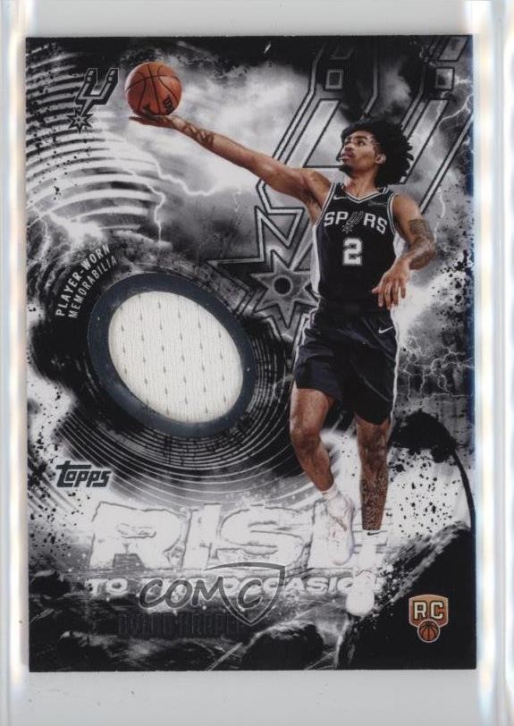 2025-26 Topps Rise to the Occasion Relics Dylan Harper #RTO-DH Rookie RC 4k8