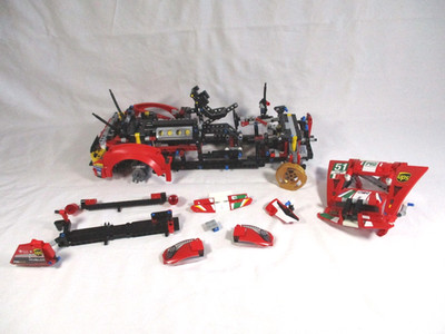 Lego Technic Ferrari 488 GTE  AF Corse #51   42125 Incomplete Parts Only Rebuild