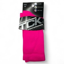 TCK Performance Athletic Socks Hot Pink Size Small 1 Pair New