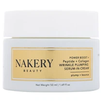 Nakery Power Boost Peptide+Collagen Wrinkle Plumping Serum Cream 1.69floz SEALED