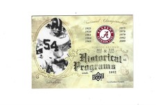 2011 Upper Deck Historical Programs #HP9 Lee Roy Jordan ALABAMA
