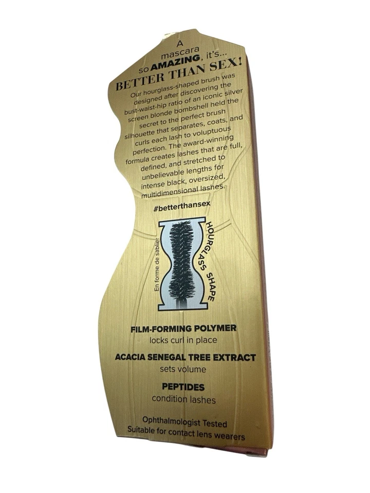 Too Faced Better Than Sex Mascara In Black 0.27oz New - Image 2 of 4