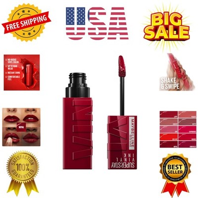 Maybelline Super Stay Vinyl Ink Longwear No-Budge Liquid Lipcolor Makeup, Hig...