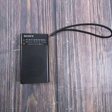 Sony ICF-P26 FM AM Portable Radio Black Pocket Handheld Battery Powered Receiver