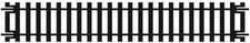 Hornby R600 OO Gauge Straight Track - Extra Track Pieces for Model Railway Sets