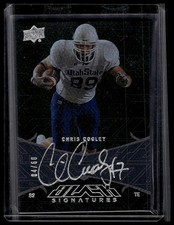 2014 Upper Deck Exquisite/60 / Chris Cooley ROOKIE ON-CARD AUTO /60. rookie card picture