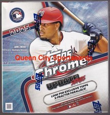 2025 Topps Chrome Update Series Baseball Mega Factory Sealed 3 Box Lot