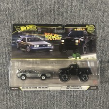 Hot Wheels Premium 2-Pack Back to the Future DeLorean and 1987 Toyota Pickup
