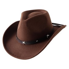 Kids Girls Boys Cowboy Cowgirl Hat with Buckle Belt Toddlers Felt Western Hat...