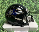New ListingLAMAR JACKSON AUTOGRAPHED BALTIMORE RAVENS SPEED MINI HELMET JSA
