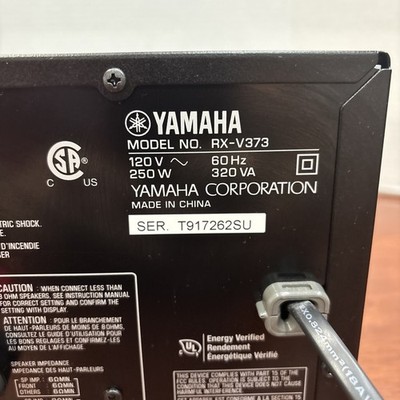 ヤマハ YAMAHA RX-V373 AVレシーバー リモコン付 ヤマハ | RX-V373 - AVアンプ - 仕様