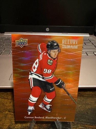 2023-24 Upper Deck Allure - Color Flow Connor Bedard #CF-16 Red Orange (RC)