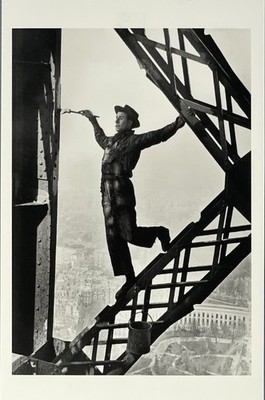 Marc Riboud (1923-2016) Magnum Art Photo Print Card 4x6  Zazou Eiffel Tower