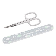Tweezerman Baby Nail Scissors and Bear Files 2 Piece Set Safe for Infants