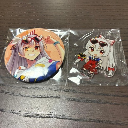 Toho Project x Yomiuri Land Fujiwara Imoko Can Badge & Acrylic Charm ...