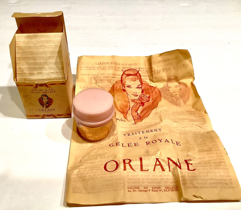 Vintage ORLANE PARIS Baume à la Gelee Royale Les Contours des Yeux 1953 France