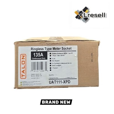 Siemens 135 1 Gang Ringless Overhead/Underground Meter Socket  #UAT111-XPD