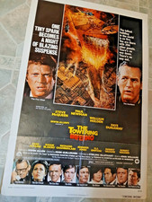1975 THE TOWERING INFERNO W/ STEVE MCQUEEN & PAUL NEWMAN. 1 SHT.-DISASTER FILM