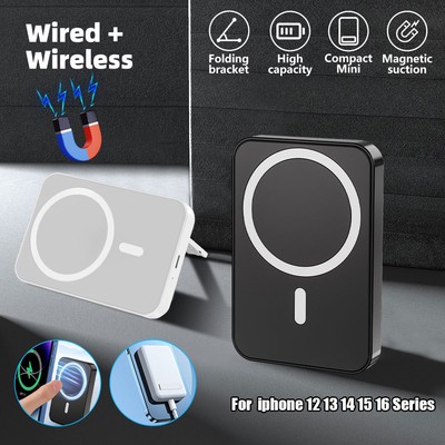 20000mAh Wireless Charging Power Bank Battery Pack Magnetic For iPhone 17-12