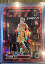 2023-24 Panini Nba  - City Edition Gradey Dick #6 Red Ice Prizm /99 (RC)