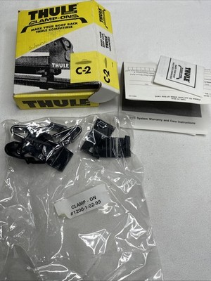 New open box Metal THULE Clamp-On two piece Factory Cross Bar Mounts 516-5002