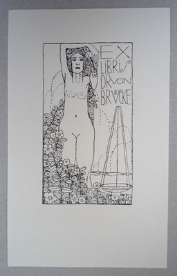 Wiener Künstler Exlibris LEUPOLD VON LOWENTAL 1910