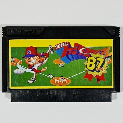  1987 Namco NINTENDO FAMICOM Sports Game PRO YAKYŪ FAMILY STADIUM BASEBALL 87...