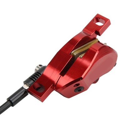 4 Piston Hydraulic Disc Brake Für Mountainbike CNC Aluminium