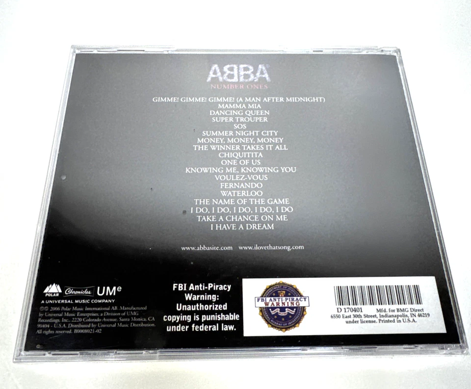 ABBA: номер один CD BMG этикетка лучшие хиты (новый запечатанный) - Изображение 2 из 4