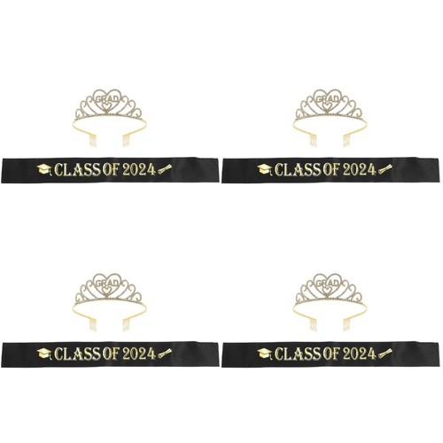 Graduate Crown and Decorative Sash Kit Comfortable Party Wear | eBay ...
