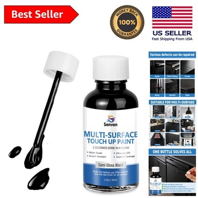 Chip Resistant Multi-Surface Acrylic Touch-Up Paint, 30 ml - Safe for Indoors