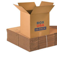 25 Pack of 16x16x16 Corrugated Cardboard Boxes for Shipping  Storage