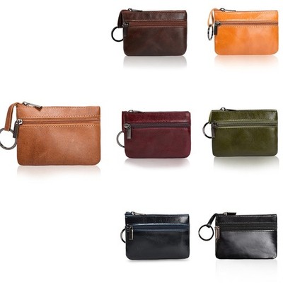Ladies Kids Men Women Small Coin for Key Ring Wallet Pouch Purse for