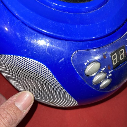 Craig CD6917B Mini Boombox CD-Blue-AM/FM Radio-With Cord-Tested, Works ...