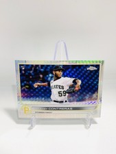 2022 Topps Chrome Prism Refractor Roansy Contreras - Rookie Card RC #53 Pirates . rookie card picture