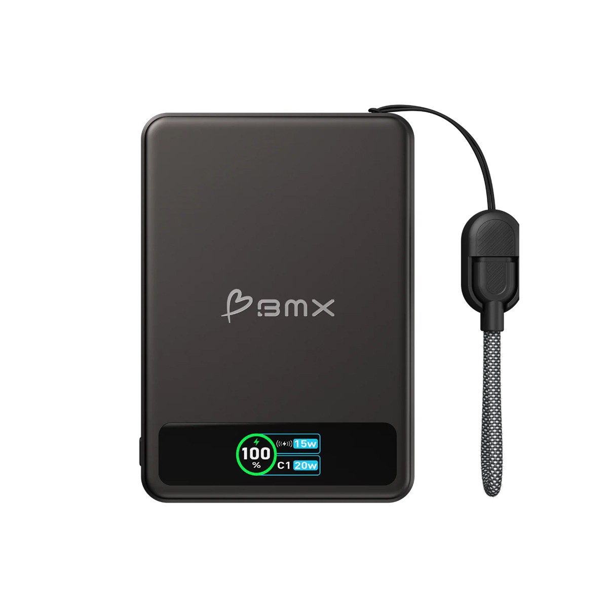 Powerbank 5000mAh SolidSafe 15W compacte et écran LCD le chargeur parfait en voyage