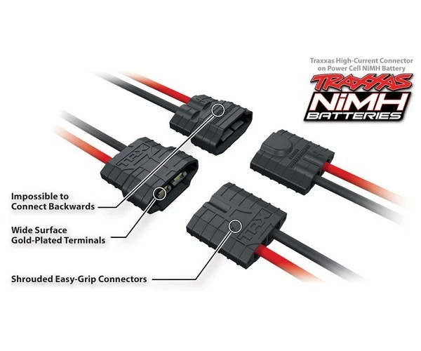 Traxxas E-Revo Slash 1:16 VXL 7,2 Volt iD-Stecker NiMh Akku 7,2V 2925X - Bild 2 von 2