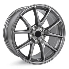 For Tesla Model 3 2017-2023 18 Inch Machined Grey Alloy Replacement Wheel Rim