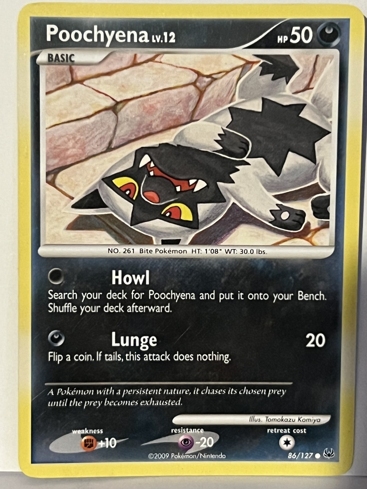 Poochyena 86/127 Platinum NM Pokemon Fast Shipping