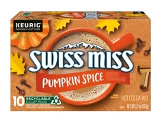 Keurig K-Cup Pods Swiss Miss Pumpkin Spice Hot Cocoa Chocolate 10ct
