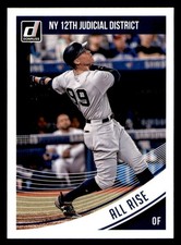 2018 Donruss #148 Aaron Judge Variation ALL RISE 12th Judicial Court Paral (1C2)