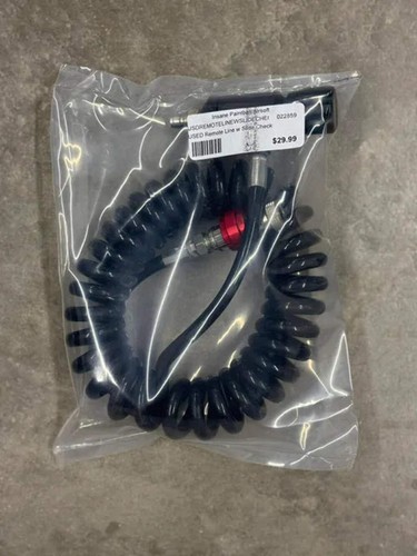 USED Paintball Remote Line w Slide Check