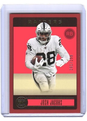 2023 Josh Jacobs Legacy Red 261/299 #52 (H1732) $6 MAX SHIP